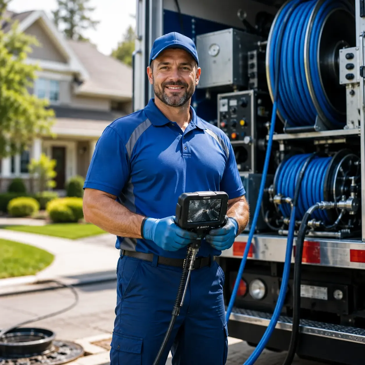 Local outdoor drain cleaning specialists in Middleville, MI
